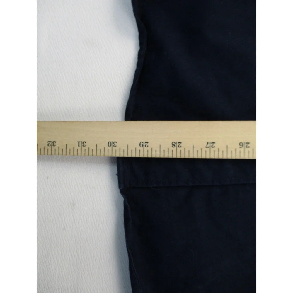 Banana Republic Shirt Mens L Navy Blue Organic Cotton Standard Fit Button Down